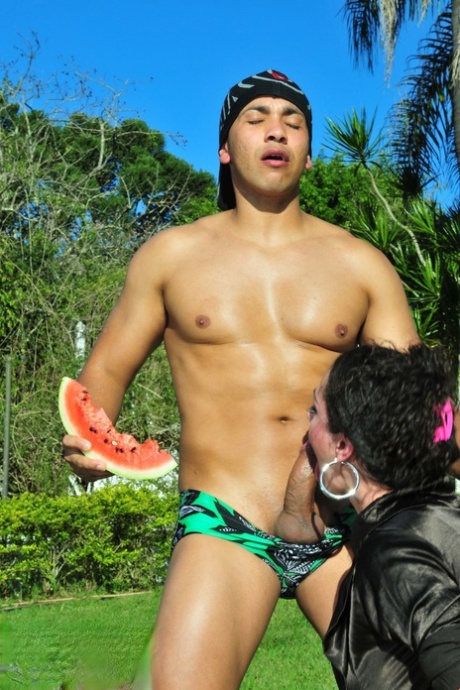 Hot Rabeche Rayale Banged By Yago Outdoors