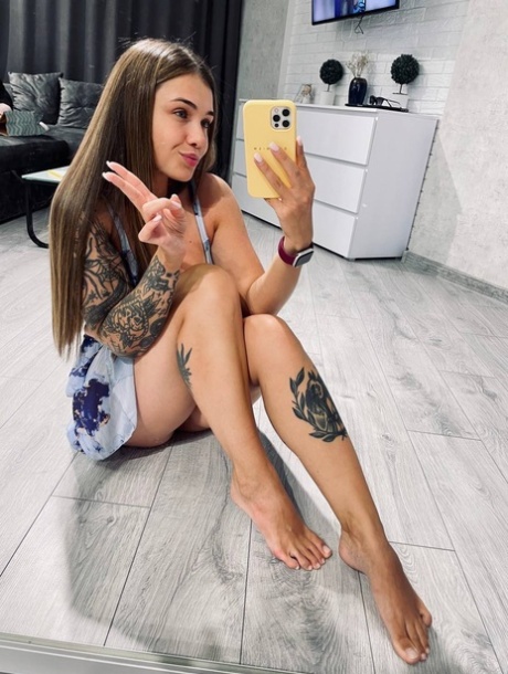 Tattooed Babe YourQueen 3 Teases With Her Strapon In A Sexy Compilation