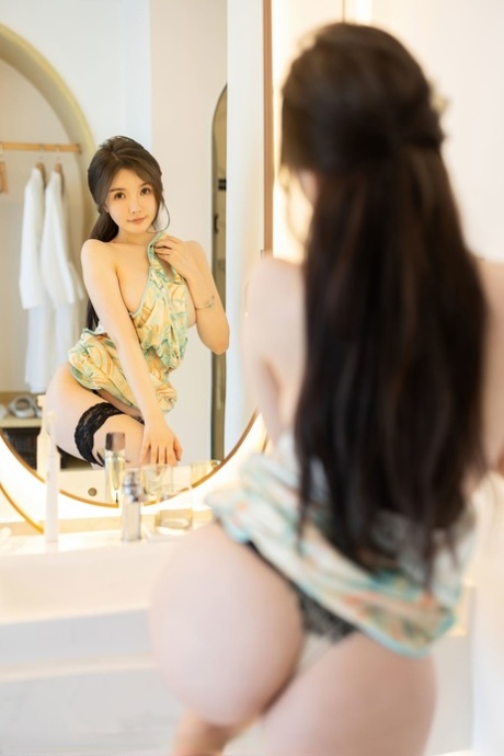 Beautiful Chinese Girlfriend Displaying Her Big Tits & Ass In A Solo