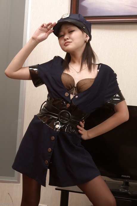 Asian model Alexa performs erotic dance routines and provocative foreplays.