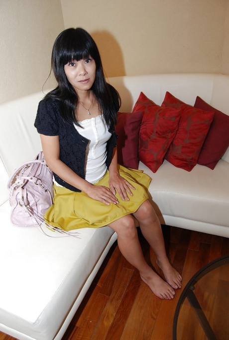 Yumiko Takase, an Asian mullion male with ferocity, is in the act of masturbating to achieve sexual fulfillment.