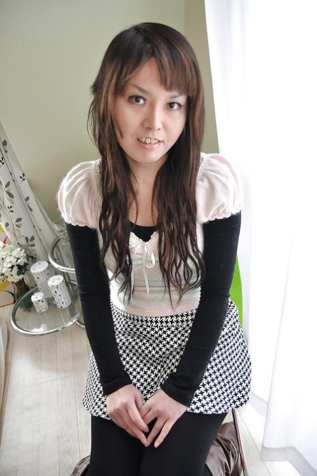 With her broad legs, Yoshie Kiyokawa is a delightful Asia female.