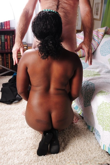 Fat Ebony Whore Marie Pleasing A White Man And His Hard Dick Here