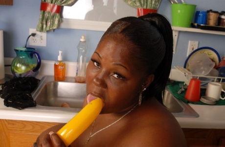 Using her lovely yellow exhilaration, Subrina is an elegant and mature looking ebony that also looks beautiful on the outside.
