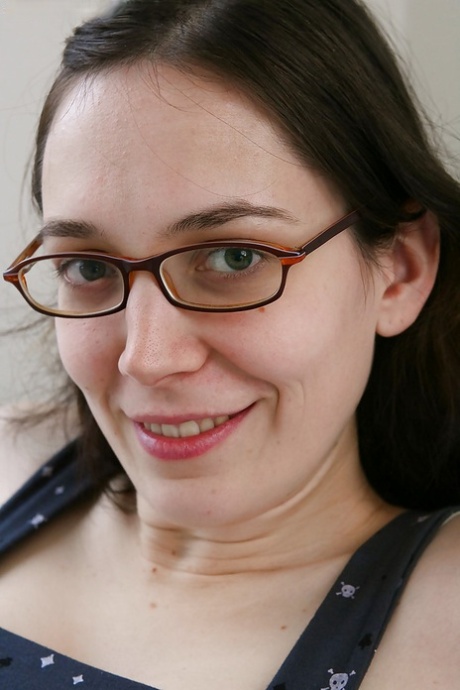 In a hair-raising act, Nerdy blonde Gabrielle bends over for amateur orginal satisfaction.