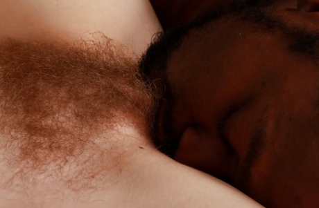 Red-headed Mahonia, a first timer and black man who is hung up on him, was seen baring his hair in the armpits.