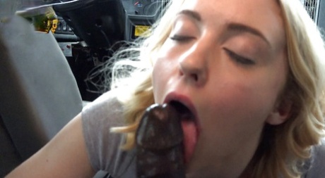 Blonde amateur Chloe Couture screaming during rough sex with BBC in tow truck