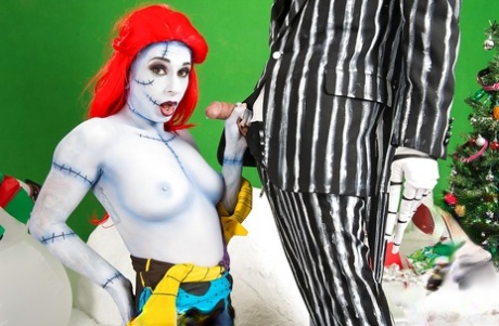 Amateur Chick Joanna Angel And Guy Don Creepy Cosplay Outfits Before Fucking