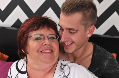 Obese Grandmother Uma Womba Fucks Her Boy Toy With Her Glasses On
