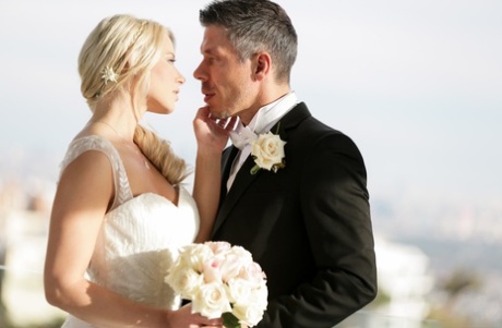 Hot Blonde Anikka Albrite Consummates Her Marriage Vows After Getting Married