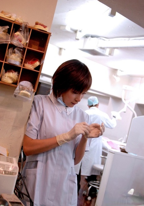 Stunning Asian Nurse Fuuka Sasaki Gives A Blowjob And Gets Bonked
