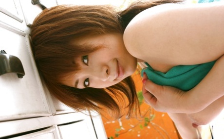 Danishly attractive Asian female - Karen Ichinose with her gorgeous curves.