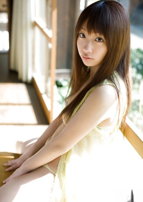 Petite Asian Teen With Sexy Legs Hina Kurumi Gets Rid Of Her Lingerie