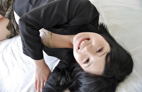 Smiley Asian Teen Reika Hayano Strips Down And Gets Teased With Sex Toys