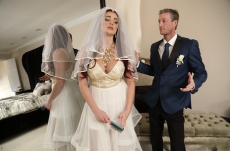 Curvaceous Bride Skyla Novea Gets Toyed And Fucked By A Horny Best Man