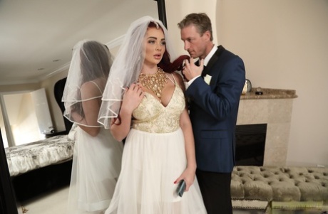 Curvaceous Bride Skyla Novea Gets Toyed And Fucked By A Horny Best Man