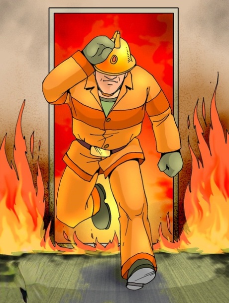 Animated Shemale With Big Juggs Gets Saved And Fucked By A Kinky Firefighter