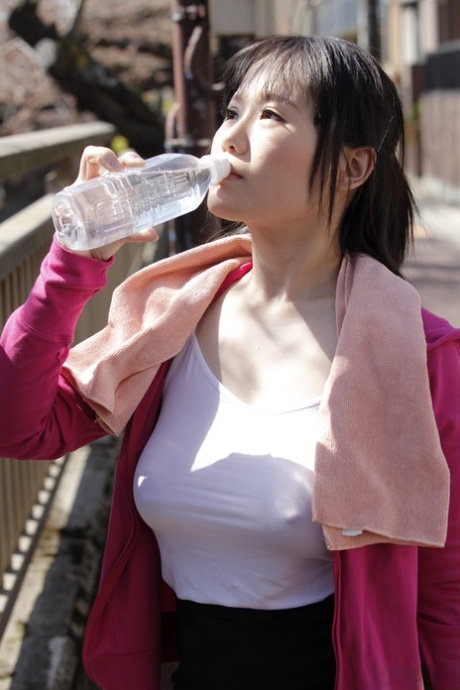 Japanese Babe Shizuku Hutaba Shows Her Big Tits & Enjoys A Creampie After Sex