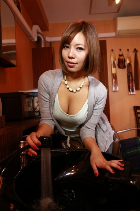 Featuring her sultry Japanese counterpart, Sara Saijyo, the hairdresser is known for providing hot toffees and juicy bites.