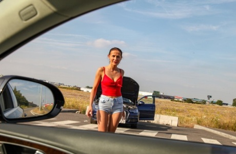 During the road, an amateur prostitute subtles a lively family.