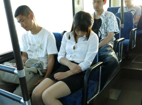 Japanese Bus Porn Pics & Naked Photos - PornPics.com