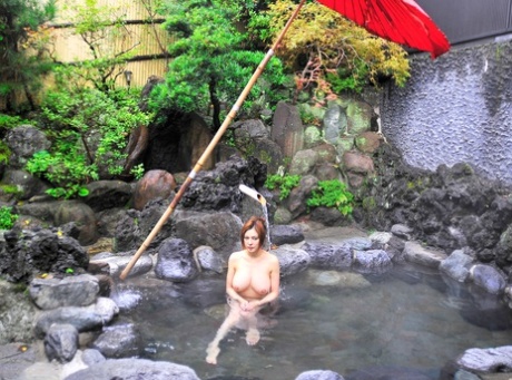 Pretty Asian Girl Yuki Tsukamoto Posing Nude After Swimming Naked In A River