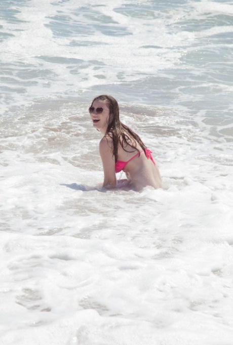 The beach-loving Natalie Moore had a fantastic day.