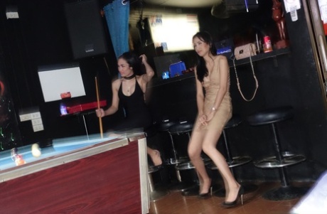 The display of cocks in local bars is being requested by three Thai male heterosexuals.