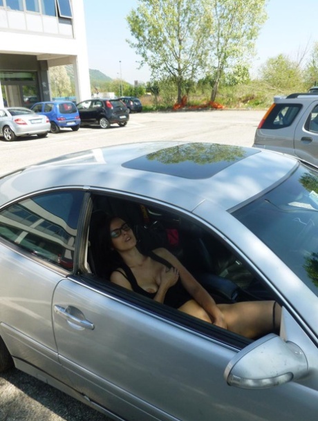 While in the car, Slutty Rosy B engages in sexual activity with his girlfriend and then performs oral sex on her in the house.