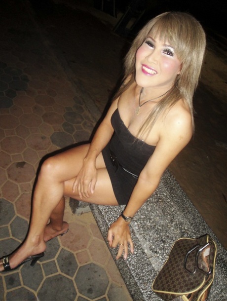 Check Out Jeab - A Ladyboy Who Loves The Beach And Loves Showing Off