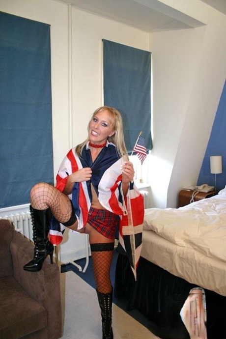 Busty Blonde MILF Chantelle In Schoolgirl Outfit Gets Nailed Ugly Fat Guy