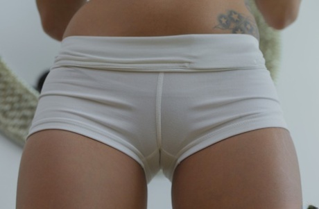 Big Tit Latina Jasmine Caro Strips Off Her Micro Bikini In Front Of Mirror