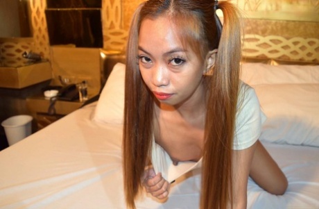 Cute Filipina teen Mikaela strips and reveals her perky nipples - PornHugo.net