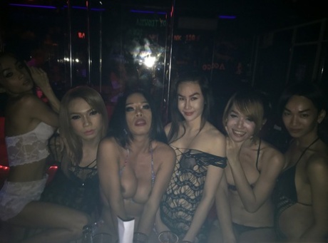 There are many sexy amateur ladyboys who look very feminine in candid club shots.