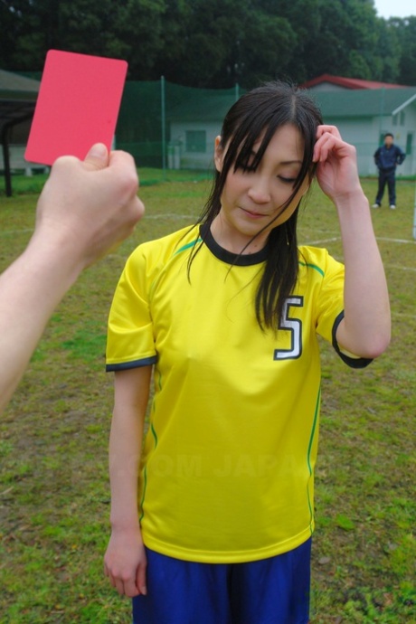 Sexy Japanese Female Soccer Players Get Fucked By Their Coaches Outdoors