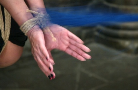 In the past, water bondage was performed by Annie Cruz and Sandra Romain.