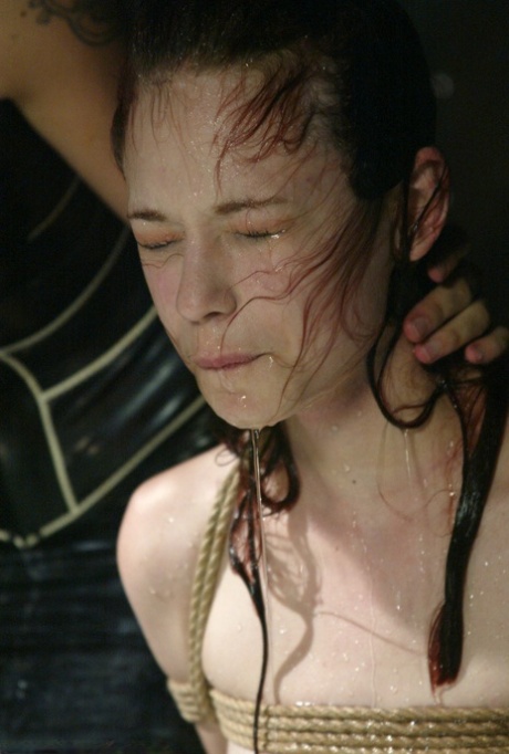 Water bondage with Justine Joli and Sarah Blake.
