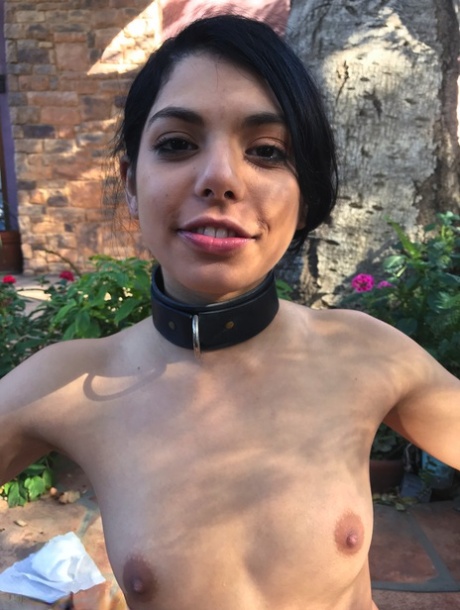 During the execution of Ramon Nomar, Submissive Latina Gina Valentina is bound by his hands, whipped and then fucked.