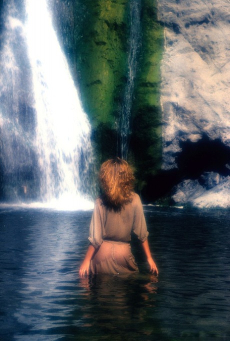 Her long-stamped figure, Carol Ann Wilken (right), strips down to pose in the open air while displaying her sexual prowess.