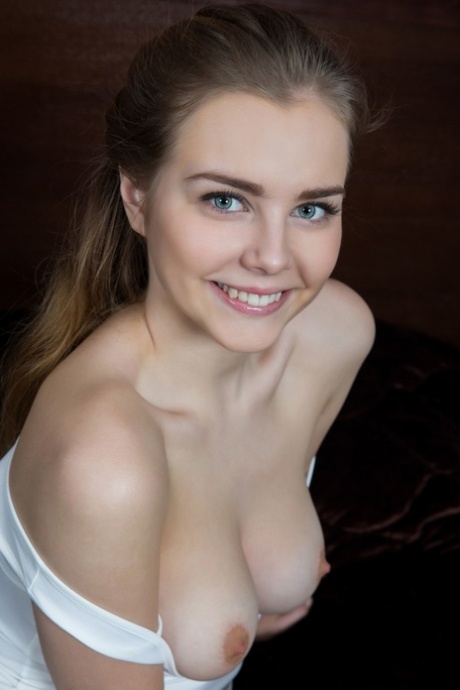 Cute Teen Marit Doffs Her Undies And Shirt And Teases With Her Beautiful Body