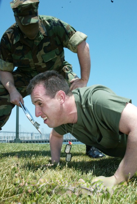 Asian general Mika Tan disciplines a soldier and then proceeds to grab his pen.