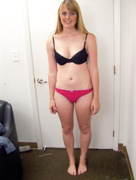 Emma Ash, a new actress, exposes her gorgeous figure during the casting.