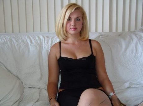 The beautiful blonde Leah flaunts her hot curves before blowing a BBC in POV.
