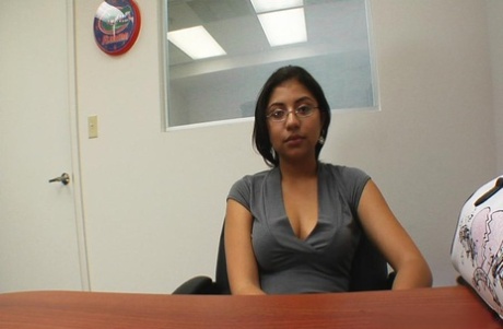 Latina Job Seeker Sophia Fucks A Big Dick In POV During A Job Interview