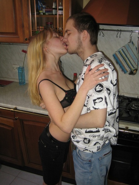 Amateur Girlfriend Abba Gets Screwed In Various Sex Positions In The Kitchen