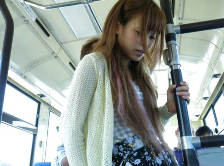 Japanese Teen Marin Yuuki Gets Fucked By A Bunch Of Passengers On The Bus