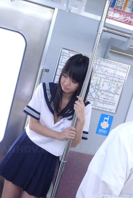 Yayoi Yoshino, a schoolgirl from Tokyo, is subjected to gangbanging and creamboarding in a train.