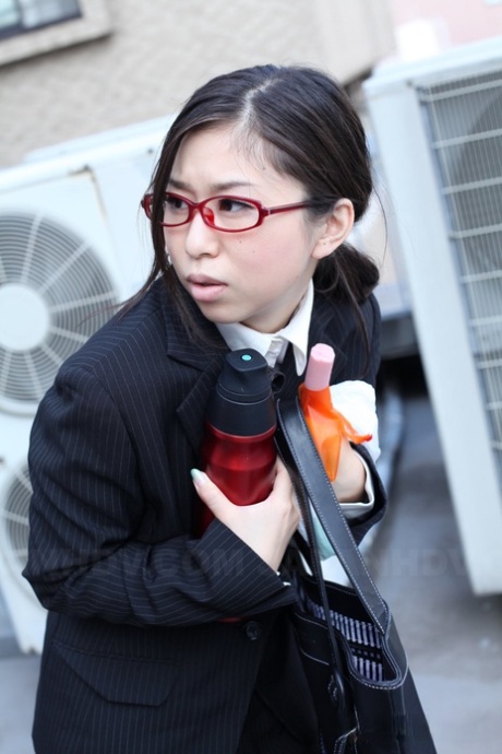 Footwork: Japanese businesswoman Yuka Tsubasa performs a hard hand job on her legs and wrists.