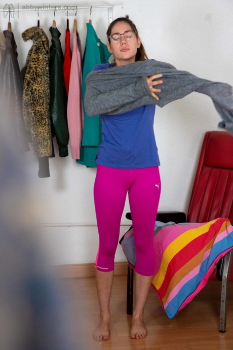 She's a charming and easygoing girl, but she can also be seen wearing Nike trainers.