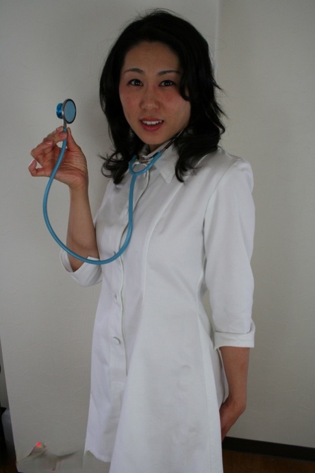 Japanese Nurse Fujiko Sakura Gets Stripped And Spit Roasted In A 3some